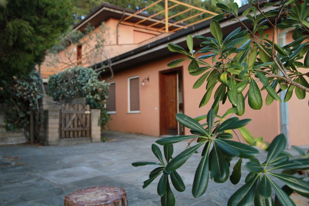 Das Haus mit der Ferienwohnung Villa Mare in der Toskana